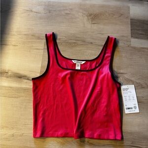 Athleta Fuchsia Camisole with Black Trim